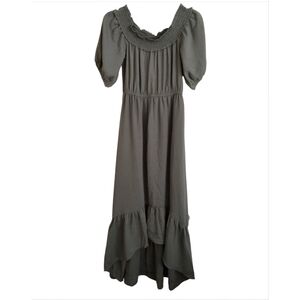 Superfoxx Light Olive Green Short Sleeved Dress Size Small